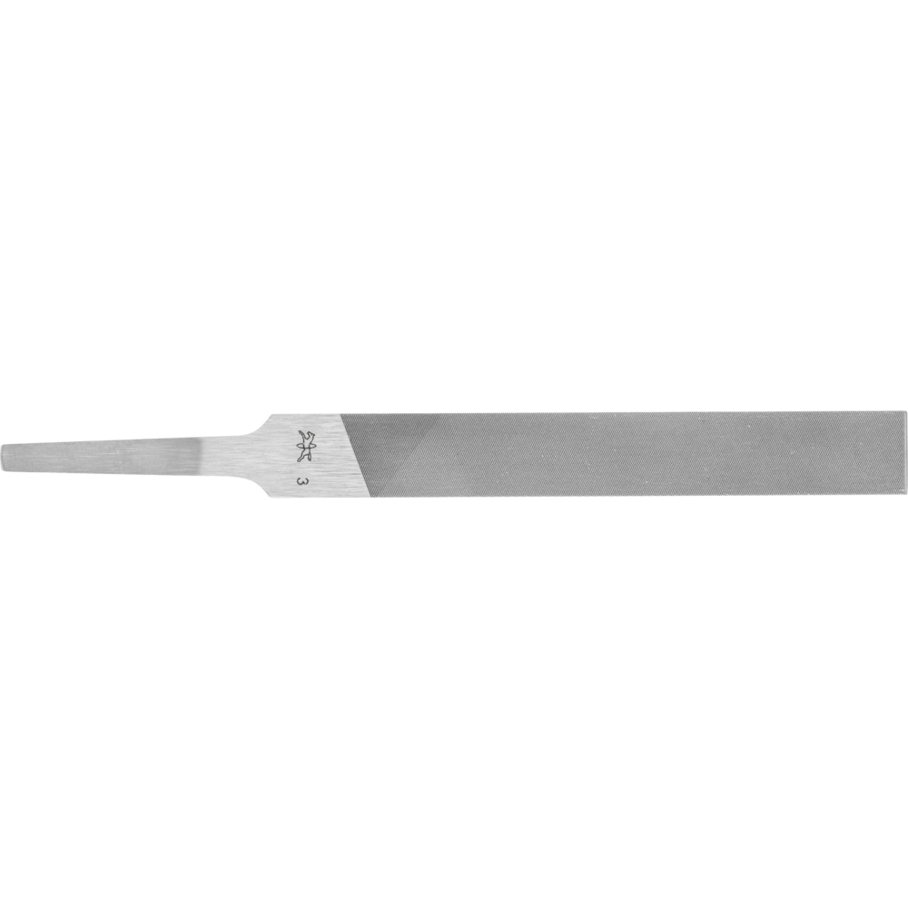 Pferd Präzisions-Ansatzfeile Flachstumpf 100mm Schweizer Hieb 3
