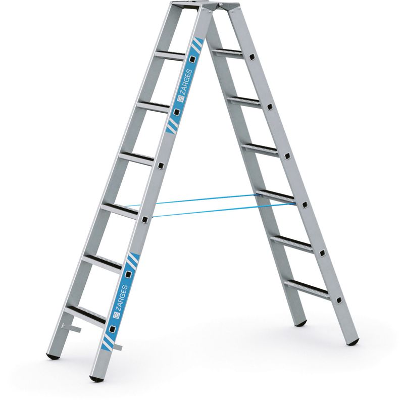ZARGES R13step B - LM-Stufen-Stehleiter 2 x 7 Stufen 41557