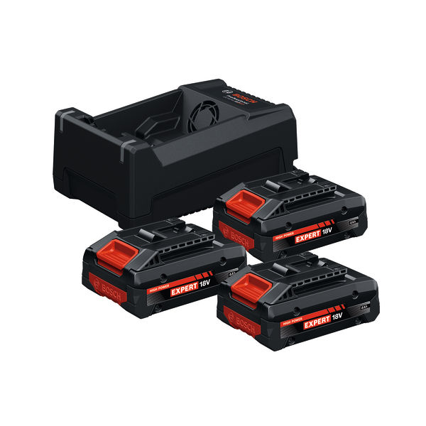 Bosch Starterkit 3xEXBA18V-40  GAL12V/18