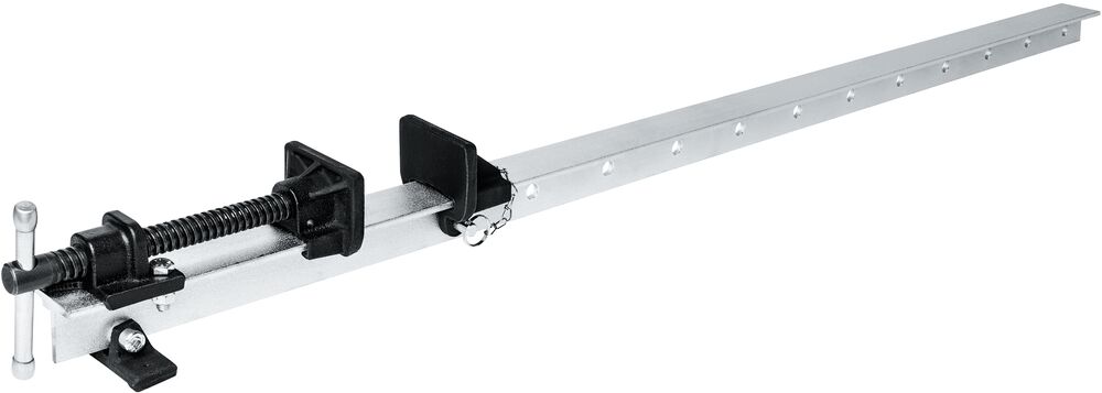 Bessey Türenspanner TB120 mit T-Profil 40 x 40 x 5 mm, Spannweite 1200 mm, Backenmaße 66 x 43 mm, Spannkraft bis 14.000 N