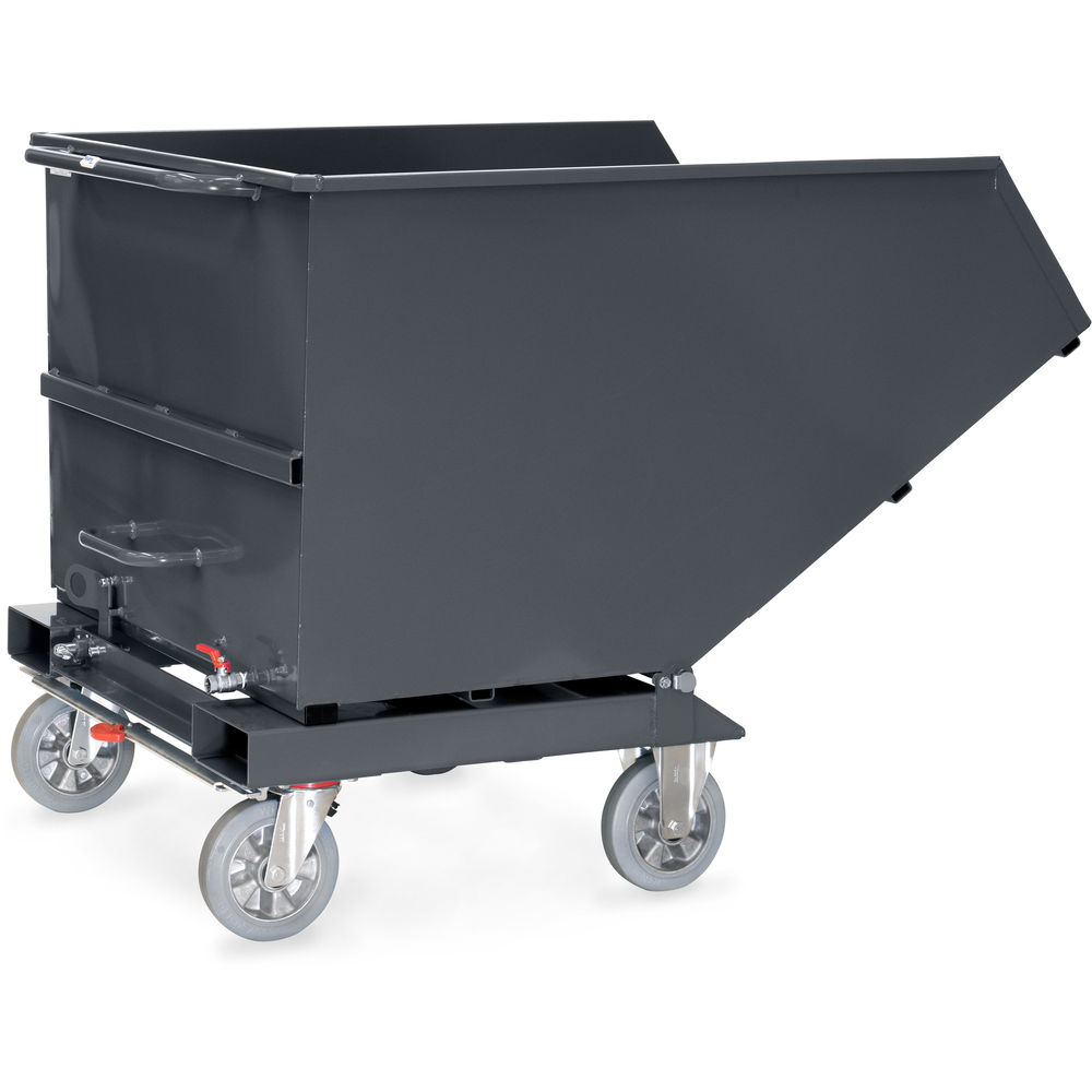 Fetra Muldenkipper 4704A-7016 "GREYEDITION" 800 Liter 800 kg mit Ablasshahn