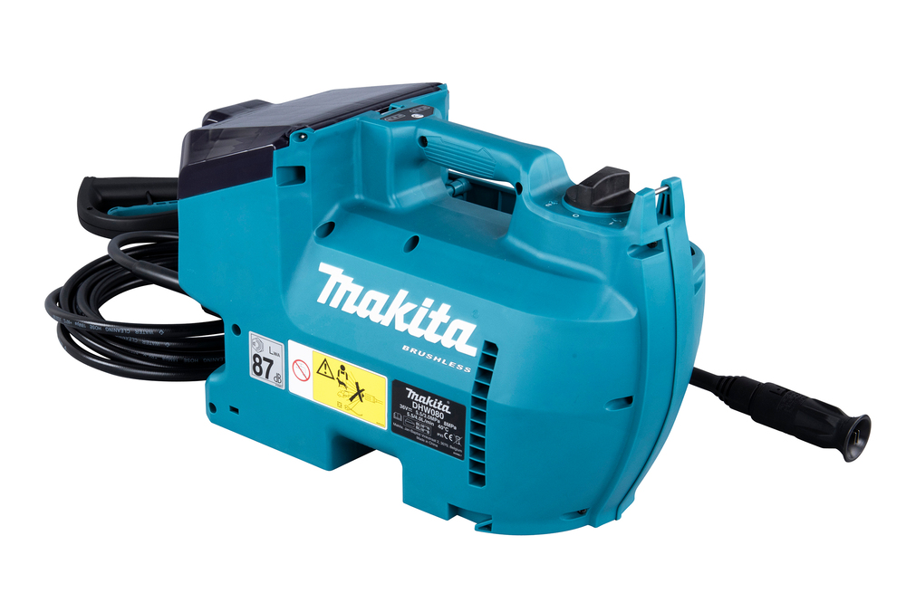 Makita Akku-Hochdruckreiniger DHW080ZK 2x18V 80 bar 50L Tank