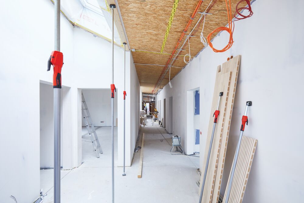 Bessey Decken- und Montagestütze STE150 mit Pumpgriff, Verstellweg 900-1500 mm, 350 kg Tragkraft