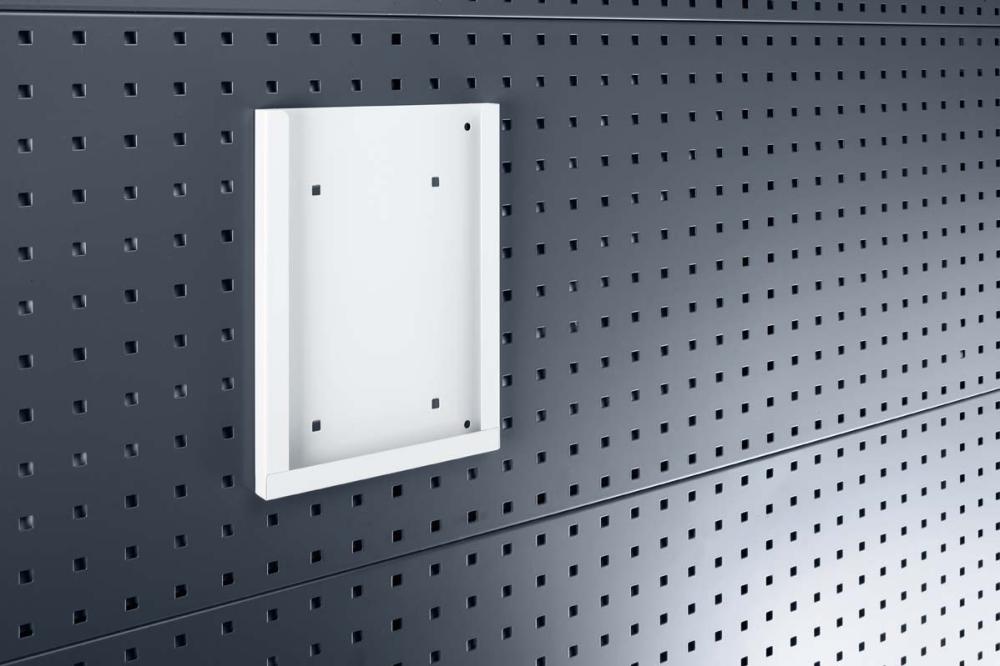 bott Prospekthalter A4 B224xT20xH302 mm für Lochplatten für Lochplatten bott