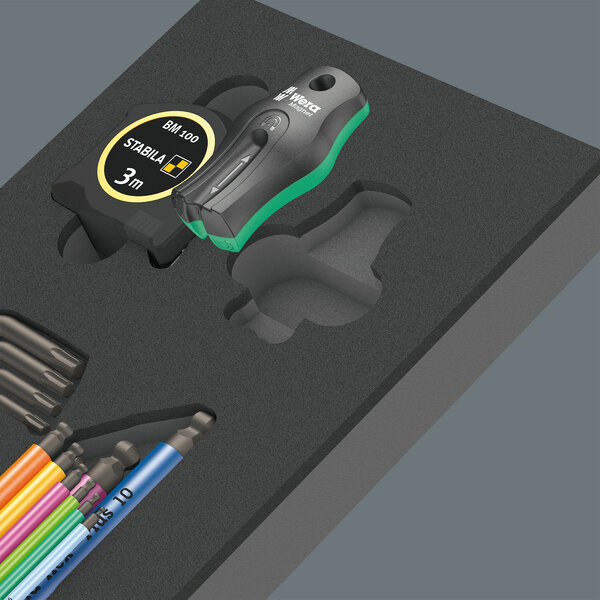 Two-coloured foam insert