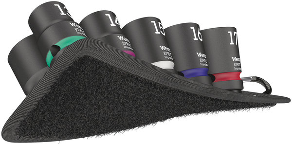 Belt C Impaktor 1 socket set, 1/2&quot; drive, 10 pieces