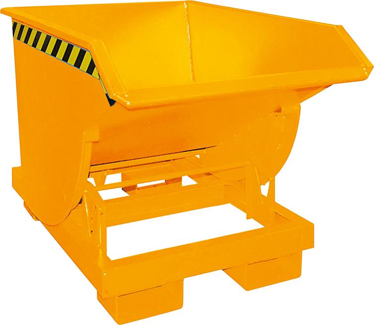 Bauer Südlohn Kippbehälter, mit Abrollsystem, RAL 2000