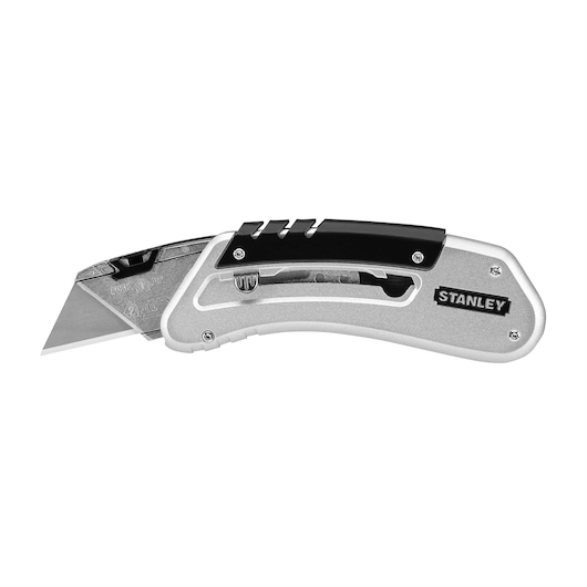 Stanley QuickSlide™ Sportmesser 0-10-810 mit Metallkorpus und werkzeuglosem Klingenwechsel
