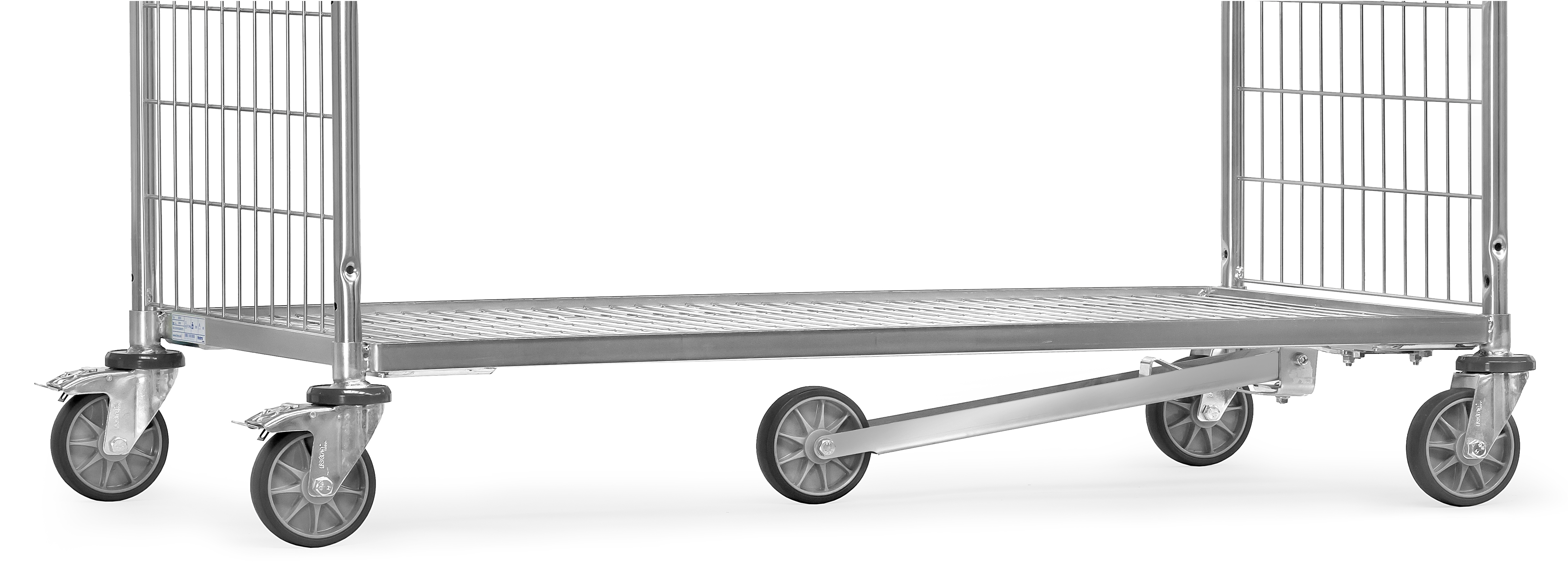 Spurrolle für Kommissionierwagen