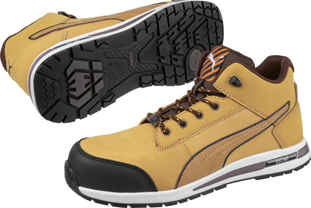 Puma Sicherheitsschnürstiefel 633180 DASH WHEAT MID, S3 SRC HRO