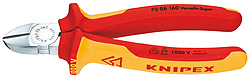 Knipex Seitenschneider 70 06 160 SB 160mm VDE isoliert verchromt