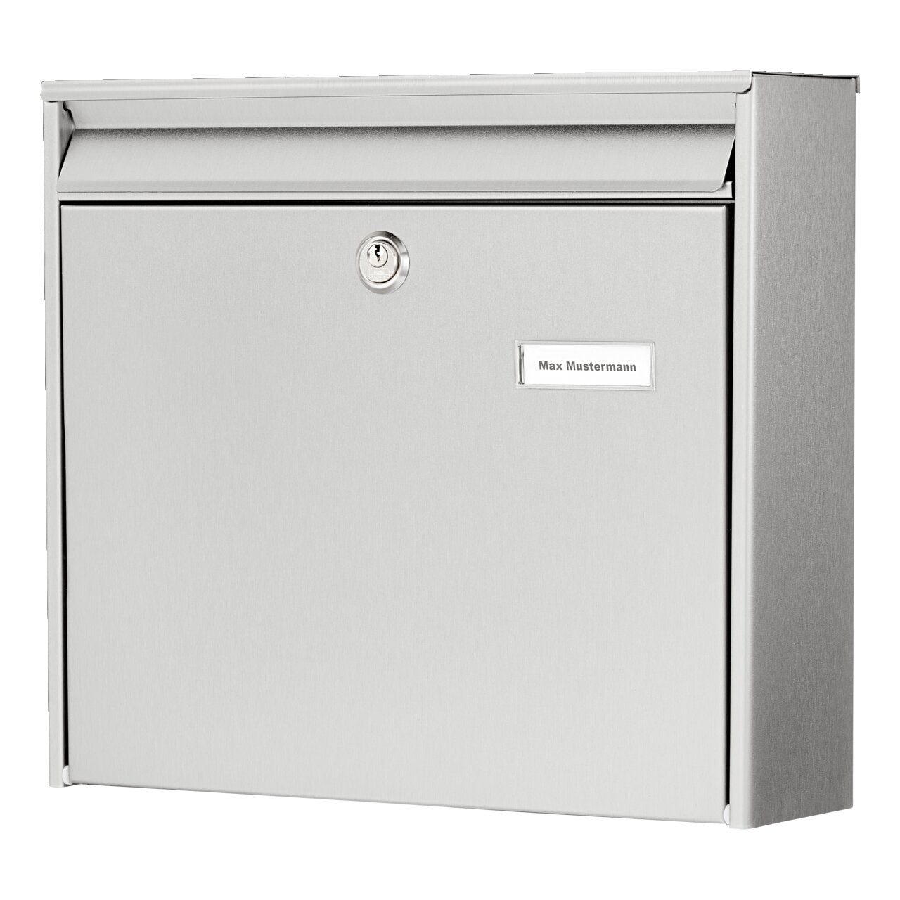 Burg Wächter Briefkasten BORKUM 3877 Ni gelocht Edelstahl