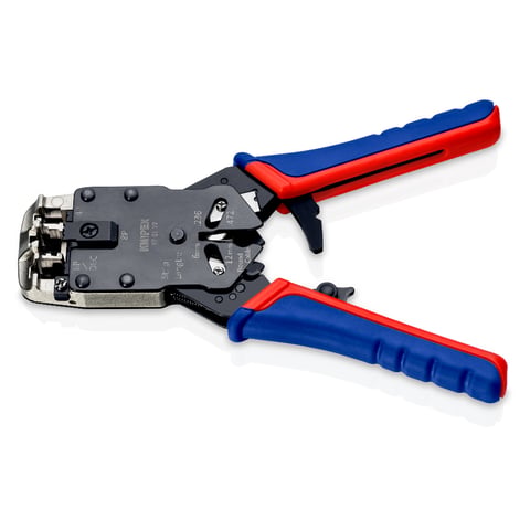 Knipex Crimpzange für Westernstecker 97 51 12 RJ10 RJ11/12 RJ45 200mm