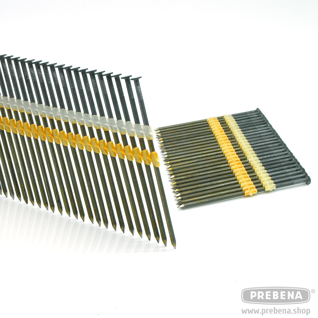 Prebena Rundkopf-Streifennägel RK46/160BK blank Glattschaft 160mm