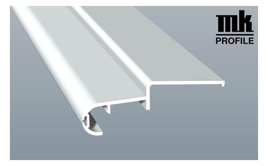 MENKE Abrollprofil 956 VEKA 108,5mm 6,00 Meter Weiß