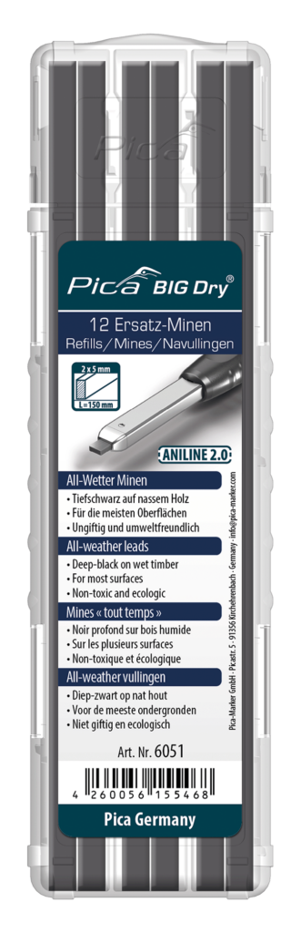 Pica BIG Dry Ersatzminen All-Wetter-Mine ANILINE 2.0 6051