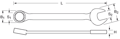 Proxxon SlimLine-Ring-Maulschlüsselsatz 15-teilig 6-21mm CrV-Stahl DIN 3113