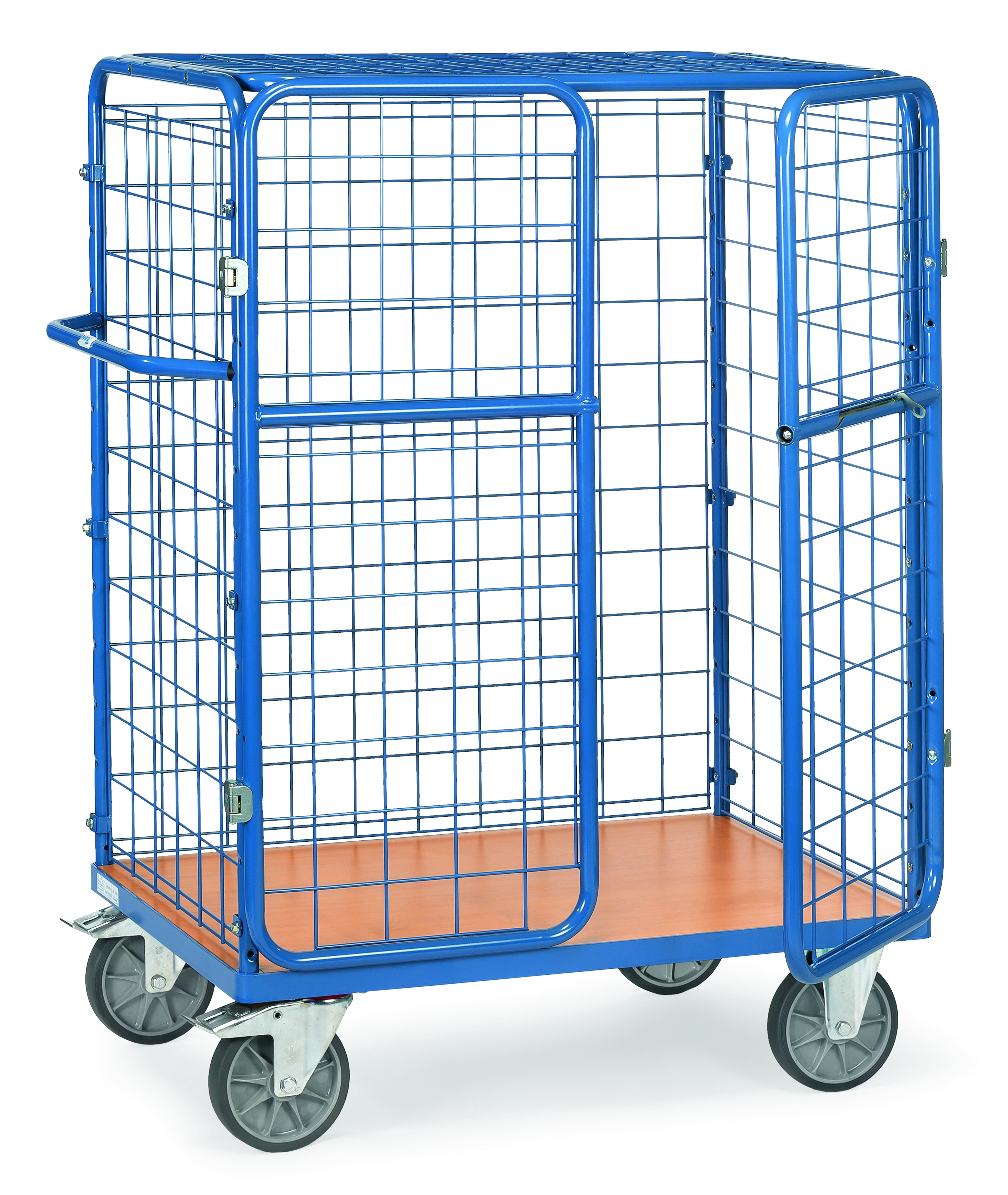 Paketwagen mit Doppelflügeltüren und Dach