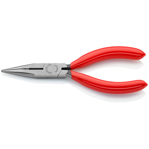 Knipex Flachrundzange mit Schneide (Radiozange) 25 01 140 140 mm Vanadin Elektrostahl