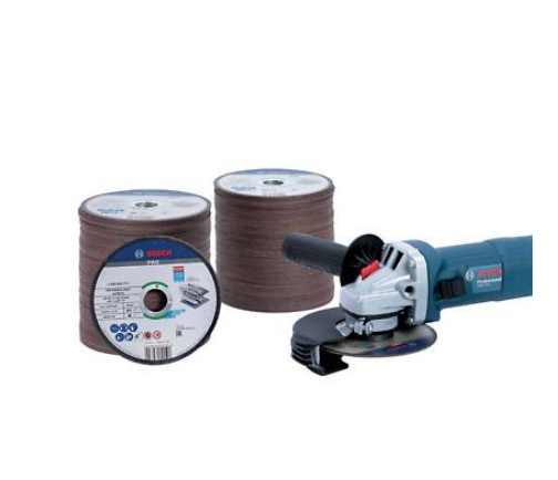 Bosch GWS 750 + Bosch PRO Inox+Metal Trennscheiben 125mm gerade - 200 Stück