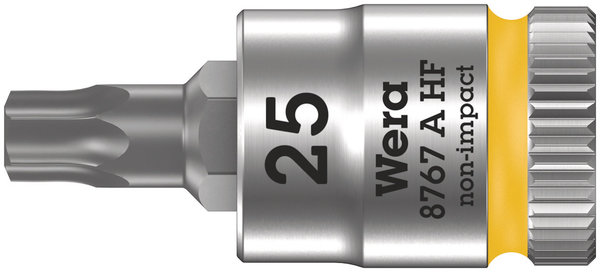 8767 A HF TORX® Zyklop bit socket with holding function, 1/4&quot; drive, TX 25