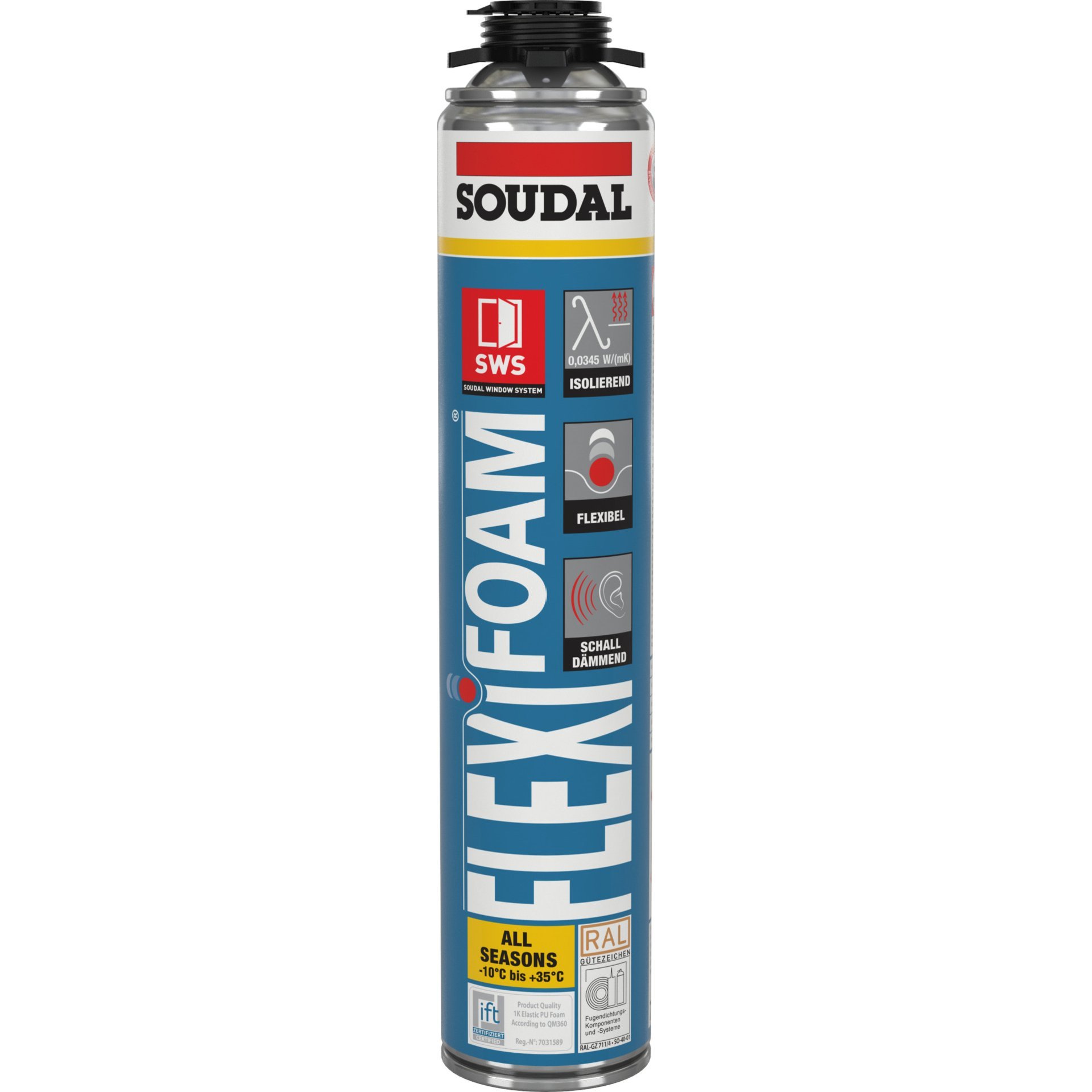 Soudal Flexifoam (Profi-Pistolenschaum) 750 ml Blau