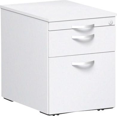 Geramöbel Rollcontainer 1 Sb. + HR 438x600x565mm Weiß