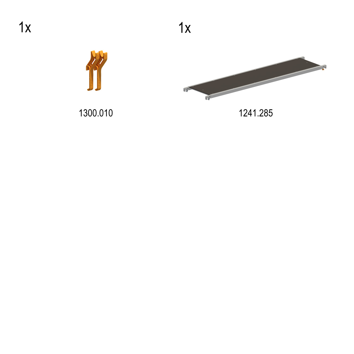 Layher Uni Standard P2 Nachrüstset Product picture