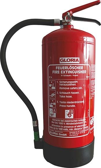 Schaumfeuerlöscher 9 Liter SDE 9 fluorfrei Brandklasse A & B