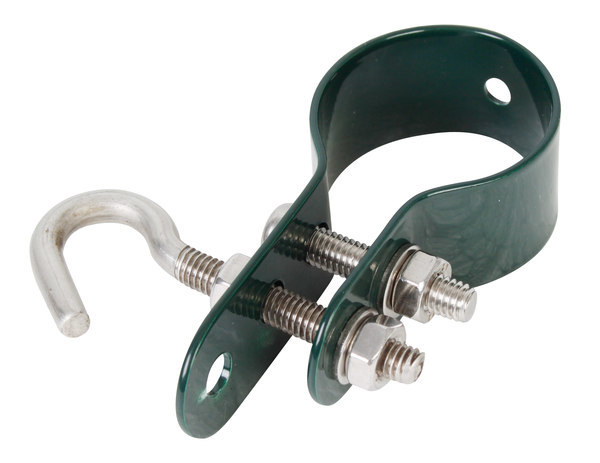 Strebenschellen für Geflechtspannst.grün 34mm