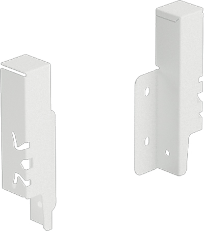 HETTICH Set Rückwandverbinder ArciTech 126 mm, weiß, links und rechts