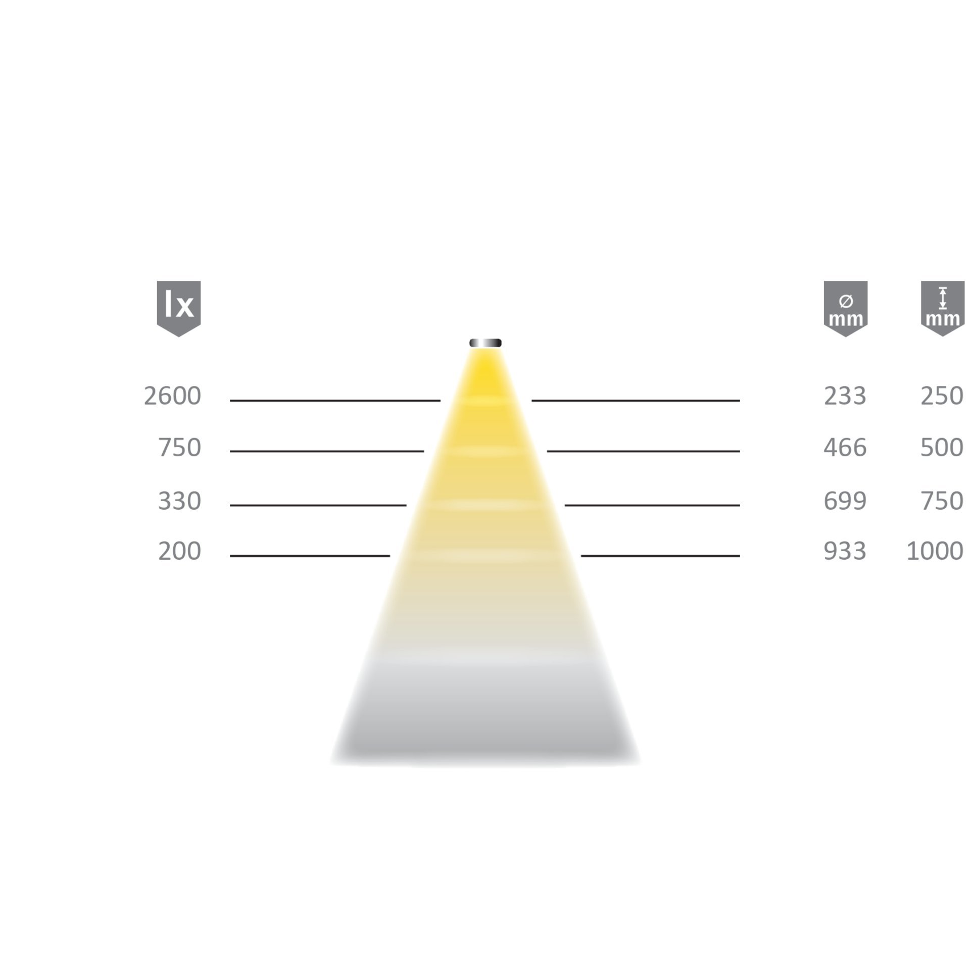 Lichtverteilungsdiagramm