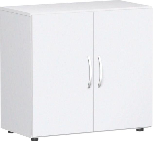Geramöbel Flügeltürenschrank 2 OH B 800x H 752 T 420 Weiß