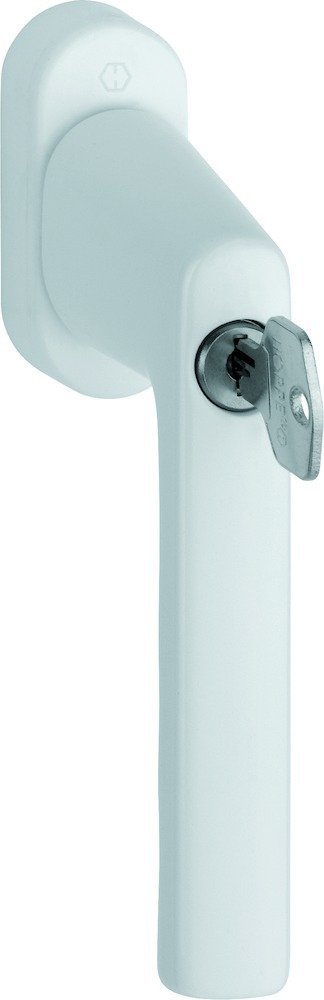HOPPE Fenstergriff 0700LS/U26 100NM,abschl.,ov.,7/32-42,verkehrsw.
