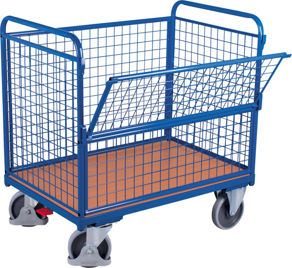 VARIOfit Drahtkastenwagen mit Stahlrohr-Aufbau