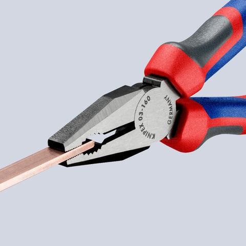 Knipex Kombizange 03 02 160 mit Comfort-Griffen 160mm schwarz atramentiert