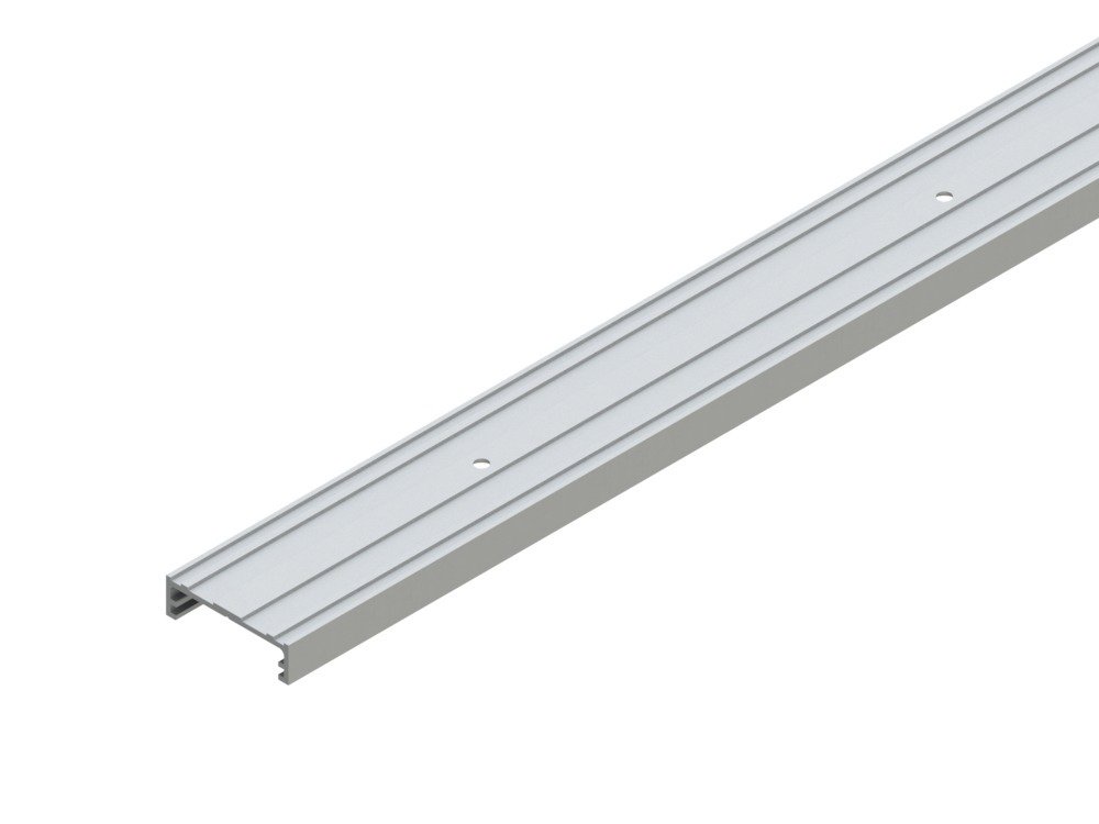 OT-Befestigungsschiene, WT, z.Laufschienenbef., Aluminium, edelst.opt. eloxiert