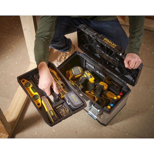 Stanley Werkzeugbox FatMax™ Metall-Kunststoff 1-95-615 20 Zoll