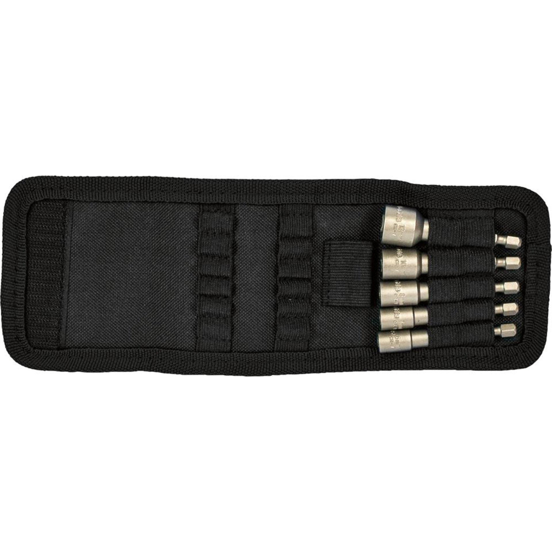 Fortis Steckschlüssel- Satz mit Magnet 5tlg. 6-13mm