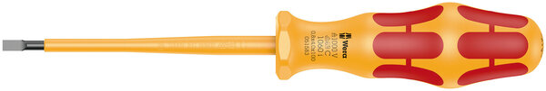 1060 i VDE-insulated Kraftform slotted screwdriver, 0.8 x 4 x 100 mm