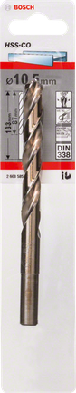 Bosch HSS-Co Metallbohrer 10,5 mm DIN 338.