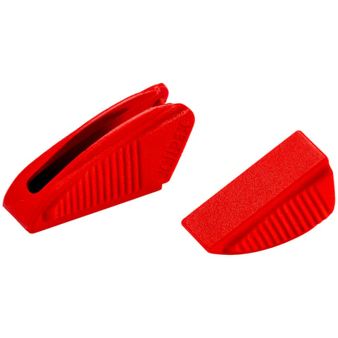 Knipex Schonbacken-Set 86 09 250 V01 für Zangenschlüssel 86 XX 250 (ab 2018) - 3 Paar Kunststoff