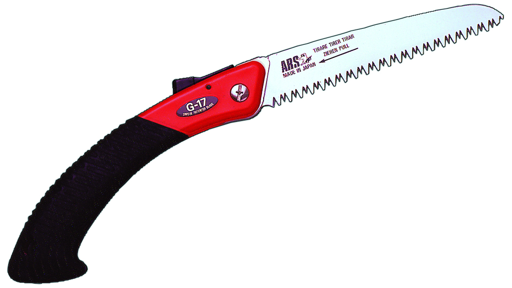 Tiger ARS Klappsäge G-17 mit Gummigriff Blattlänge 17cm KWF-geprüft