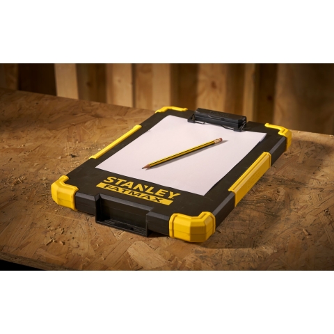 Stanley FATMAX Pro-Stack Klemmbrett FMST82721-1 mit Organizer und LED-Licht
