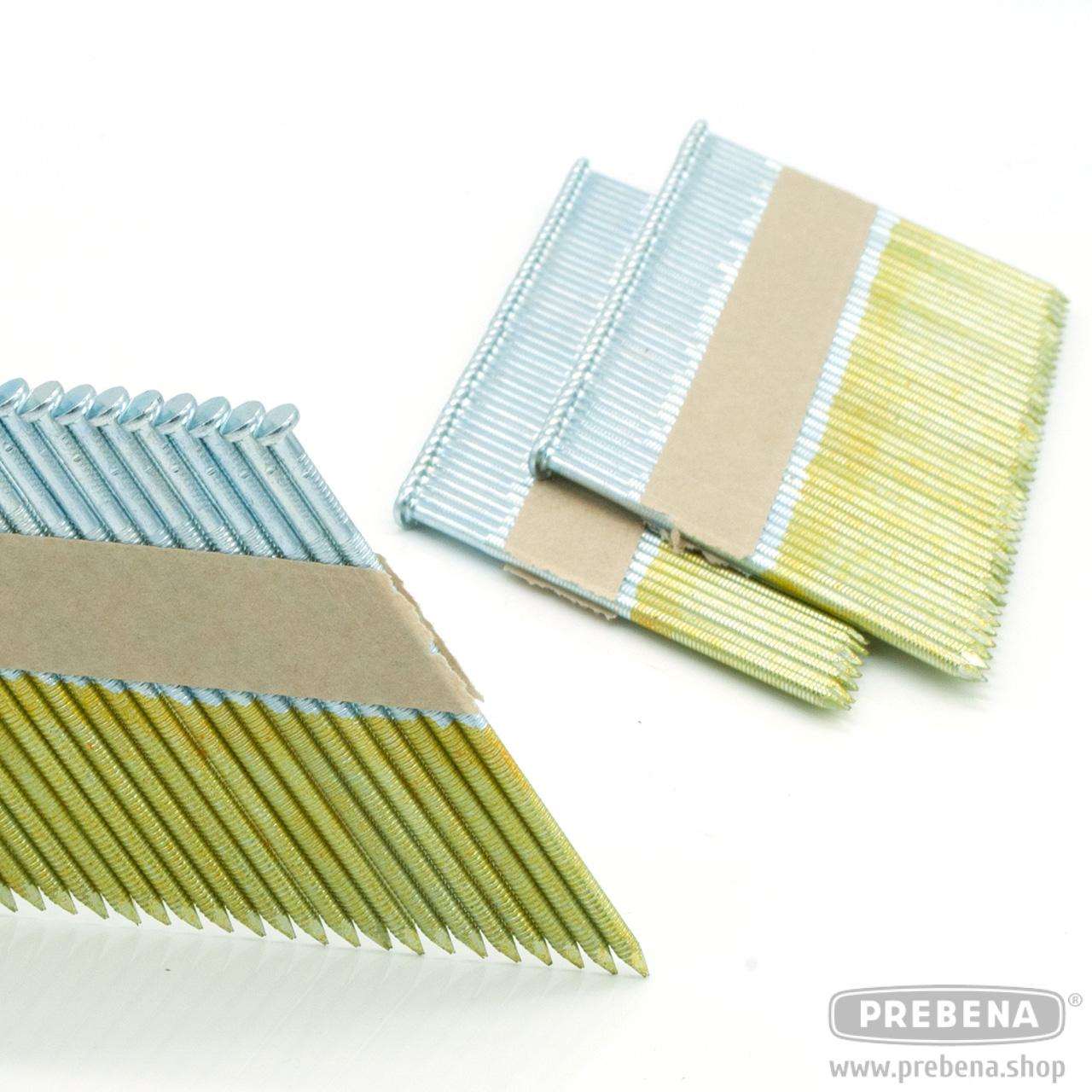 Prebena PR28/63NKRI Halbkopf-Streifennägel verzinkt Ringschaft 63mm