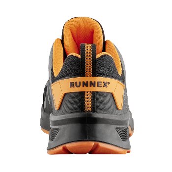BIG RUNNEX® S3S ESD-Sicherheitshalbschuhe ActionStar, schwarz/grau/orange, Gr.46