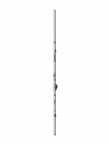 Roto Getriebe NT DK-Beschlag Größe 1290 Dornmaß 15mm KSR 1V