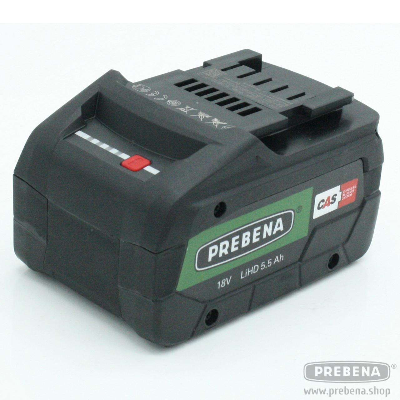 Prebena PKT-8-PR100-SET Hybridnagler Halbkopf-Streifennägel Type PR 65-100mm inkl. Akku + Ladestation