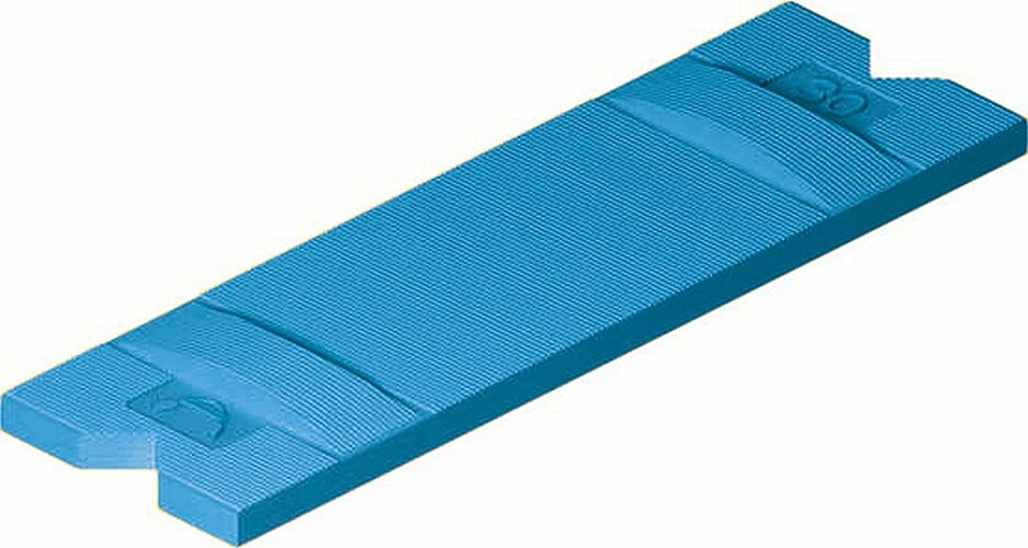 Roto Verglasungsklötze Glas-Tec 100x26x2mm Blau 1000 Stück