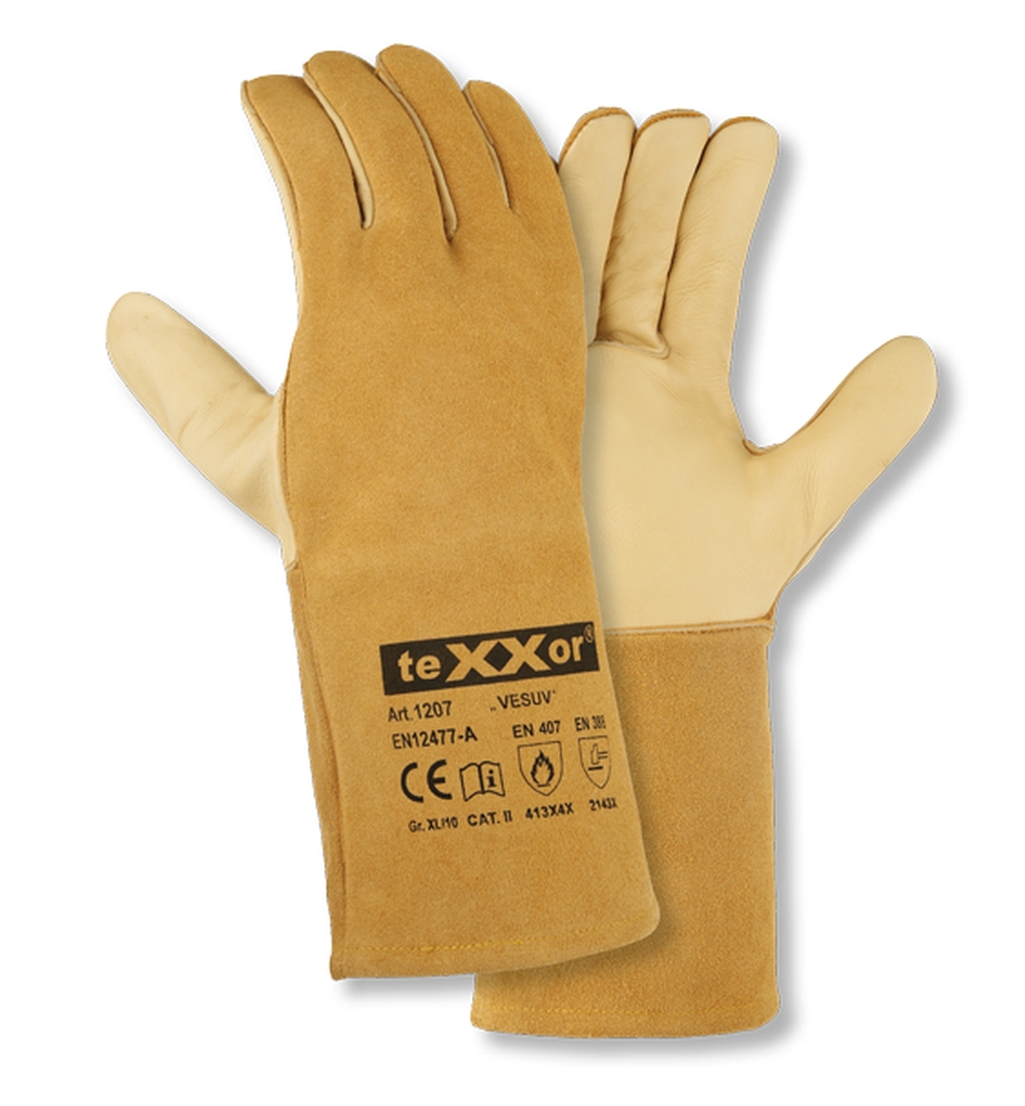 Artikelhauptbild teXXor® Schweißerhandschuhe VESUV 10